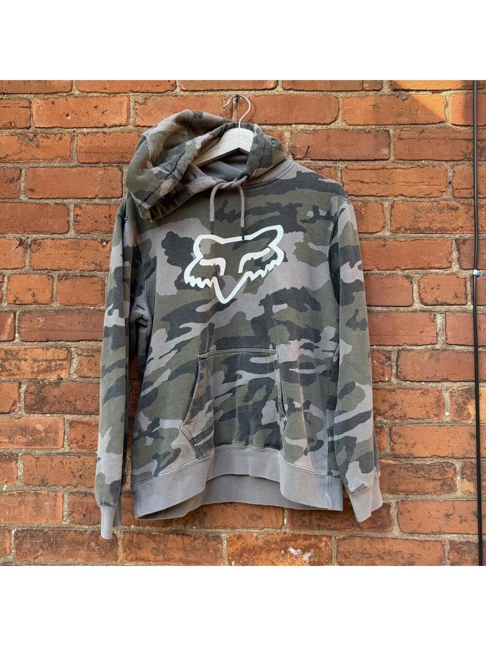 Vintage fox racing camo hoodie 00s M/L